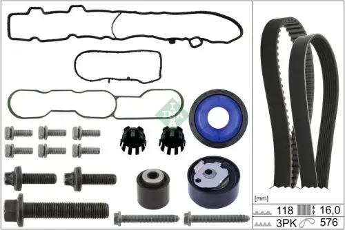 ZESTAW ROZRZĄDU CITROEN 1,2THP/PURETECH Schaeffler INA 530 0852 11)