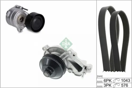 ZESTAW PASKA WIELOROWK. CITROEN 1,2 (Z POMPĄ) Schaeffler INA 529 0604 30)