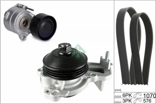 ZESTAW PASKA WIELOROWK. CITROEN 1,2 (Z POMPĄ) Schaeffler INA 529 0605 30)