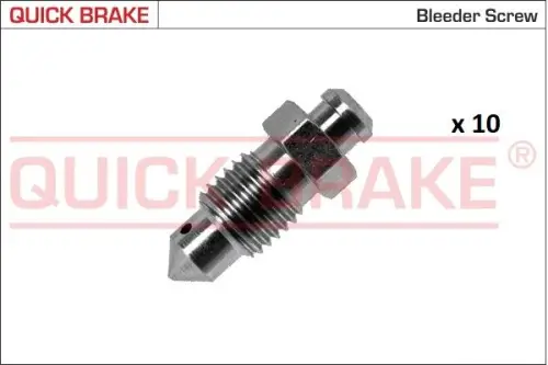 KPL=10SZT!!!! ODPOWIETRZNIK HAM. M10 X 1,25 S10 DŁ. 29 QUICK BRAKE 171-0101-10)