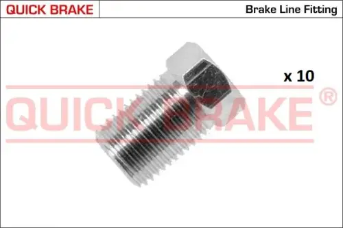 KPL=10SZT!!!! KOŃCÓWKA PRZEWODU HAM. M10X1 2DF QUICK BRAKE 171-TX-10)