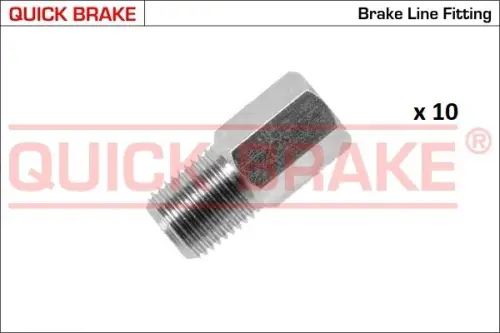 KPL=10SZT!!!! KOŃCÓWKA PRZEWODU HAM. M10X1 QUICK BRAKE 171-TXL-10)