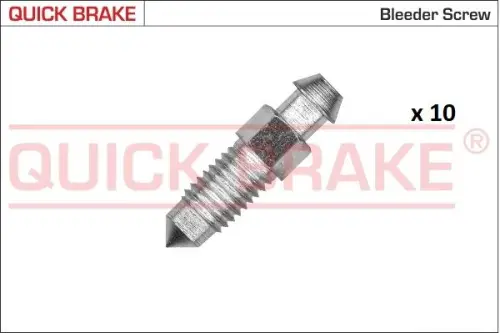 KPL=10SZT!!!! ODPOWIETRZNIK HAM. M7 X 1 S7 DŁ. 25,7 QUICK BRAKE 171-0053X-10)