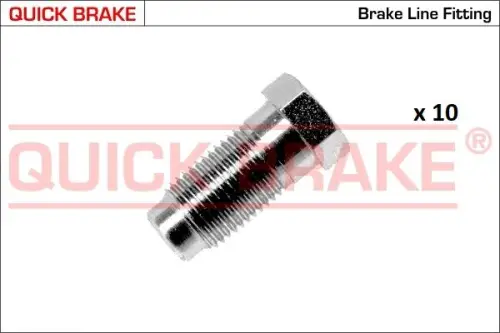KPL=10SZT!!!! KOŃCÓWKA PRZEWODU HAM. M10X1 QUICK BRAKE 171-C-10)