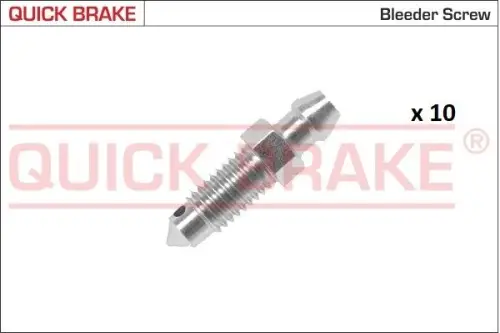 KPL=10SZT!!!! ODPOWIETRZNIK HAM. M8 X 1,25 S9 DŁ. 32,4 QUICK BRAKE 171-0015-10)