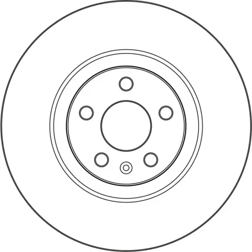 TARCZA HAM. VOLVO P. S60/S90/V60/V90/XC40/XC60 1,5-2,0 16- TRW DF3959S)
