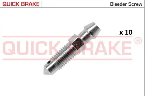 KPL=10SZT!!!! ODPOWIETRZNIK HAM. M7 X 1 S7 DŁ. 30,5 QUICK BRAKE 171-0086-10)