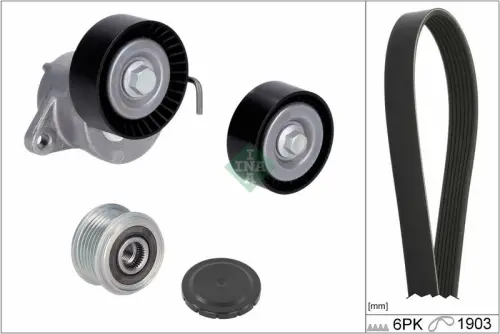 ZESTAW PASKA WIELOROWK. OPEL 2,0CDTI (+ OAP) Schaeffler INA 529 0348 20)