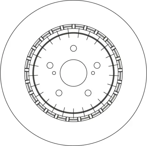 TARCZA HAM. TOYOTA P. RAV 4 2,5 HYBRID 20- TRW DF4594S)