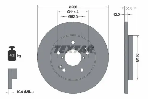 TARCZA HAM. BYD T. ATTO/DOLPHIN EV 21- TEXTAR 92354603)