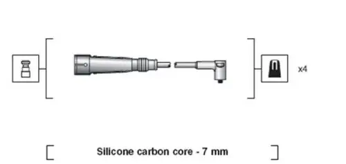 BOUGIEKABELSET MAGNETI MARELLI 941318111123)