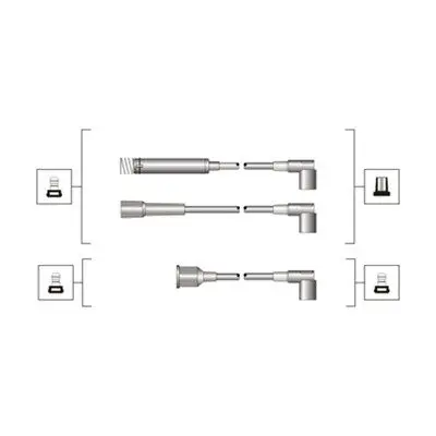 BOUGIEKABELSET MAGNETI MARELLI 941318111088)