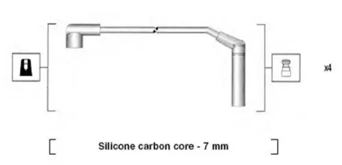 BOUGIEKABELSET MAGNETI MARELLI 941285120871)