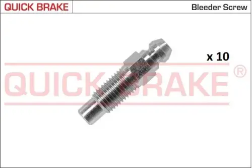 ONTLUCHTINGSSCHROEF / -NIPPEL, ONTLUCHTINGSSCHROEF/-KLEP QUICK BRAKE 0089)