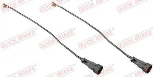 WAARSCHUWINGSCONTACT, REMVOERING-/BLOKSLIJTAGE QUICK BRAKE WS 0282 A)