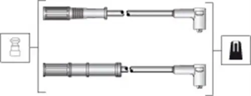 BOUGIEKABELSET MAGNETI MARELLI 941318111301)