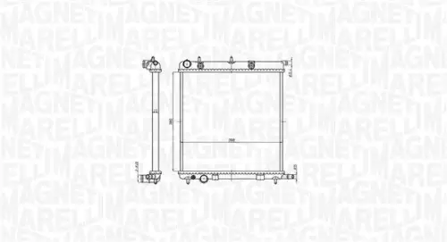 RADIATEUR MAGNETI MARELLI 350213819000)