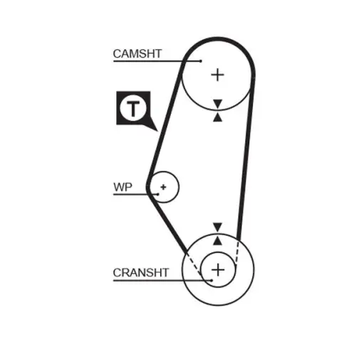 Getande riem GATES 5311)