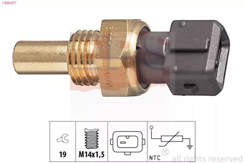 Sensor, koelvloeistoftemperatuur EPS 1.830.077)