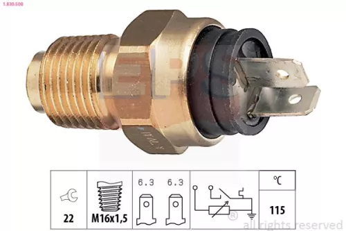Sensor, koelvloeistoftemperatuur EPS 1.830.500)
