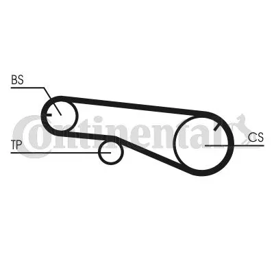 Distributieriem CONTINENTAL CTAM CT991)