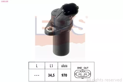 Sensor, krukaspuls EPS 1.953.235)