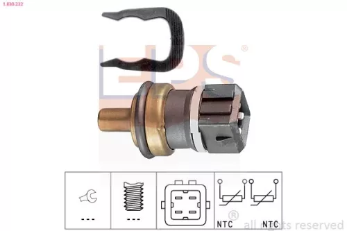Sensor, koelvloeistoftemperatuur EPS 1.830.232)