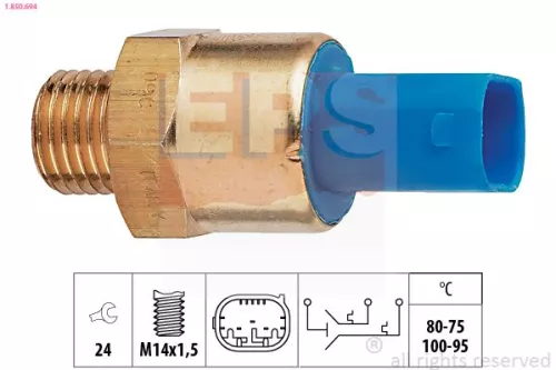 Temperatuurschakelaar, radiatorventilator EPS 1.850.694)