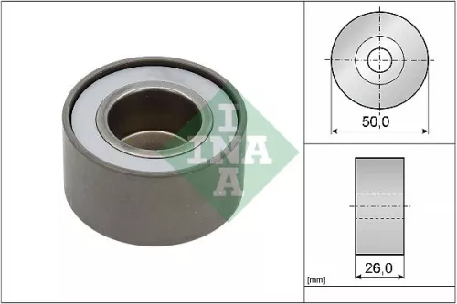 Ombuigings-/geleidingspoelie, V-geribbelde riem Schaeffler INA 532 0392 20)
