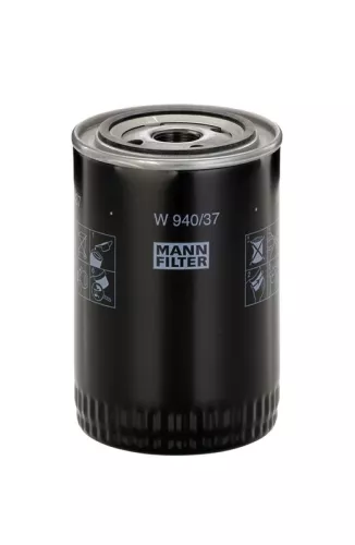 Filter, operating hydraulics MANN-FILTER W 940/37)