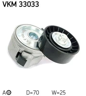 Riemspanner, V-geribbelde riem SKF VKM 33033)