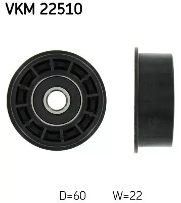 Ombuigingspoelie/geleidingspoelie, distributieriem SKF VKM 22510)
