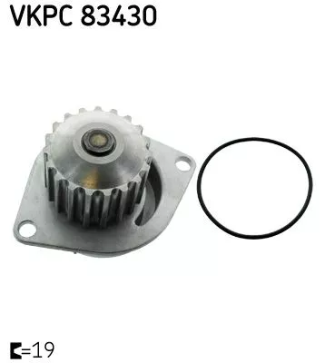 Waterpomp, motorkoeling SKF VKPC 83430)