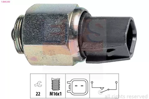 Schakelaar, achteruitrijlicht EPS 1.860.242)