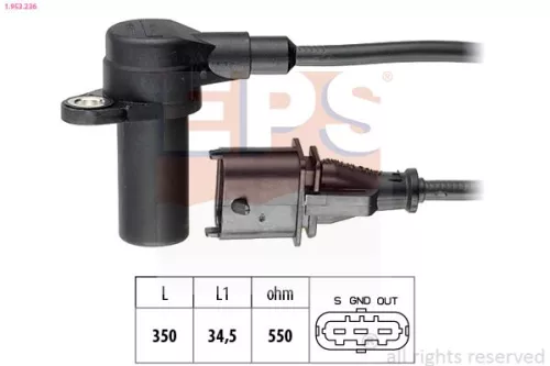 Sensor, krukaspuls EPS 1.953.236)