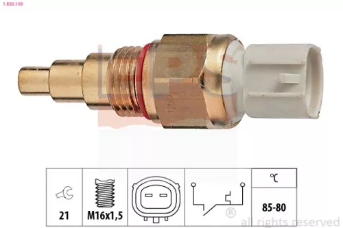 Temperatuurschakelaar, radiatorventilator EPS 1.850.109)