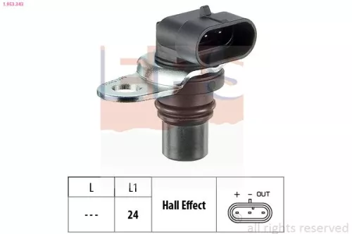 Sensor, nokkenaspositie EPS 1.953.343)