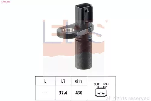 Sensor, krukaspuls EPS 1.953.280)