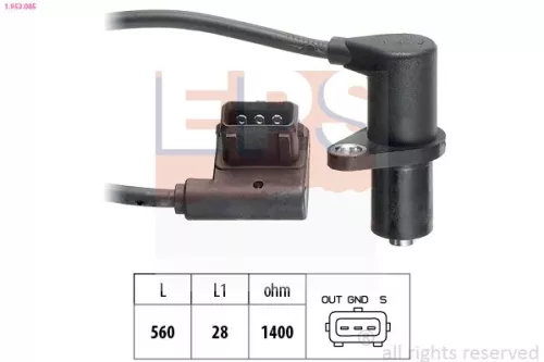 Sensor, nokkenaspositie EPS 1.953.085)