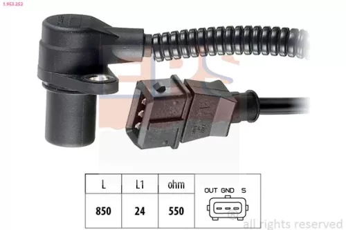 Sensor, krukaspuls EPS 1.953.252)
