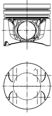 Zuiger KOLBENSCHMIDT 40262600)