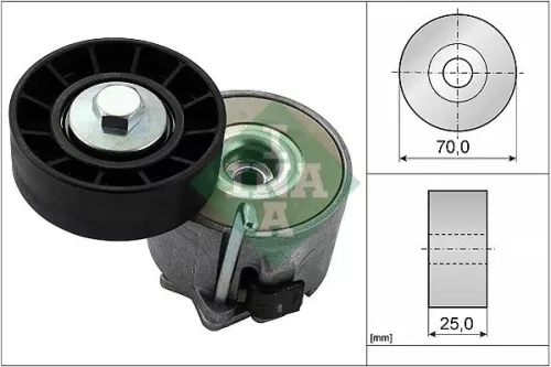 Riemspanner, V-geribbelde riem Schaeffler INA 534 0280 10)