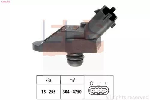 Luchtdruksensor, hoogteaanpassing EPS 1.993.013)