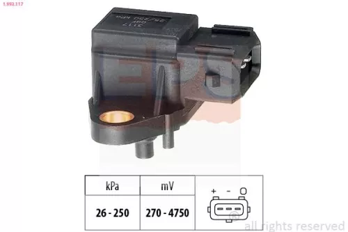 Luchtdruksensor, hoogteaanpassing EPS 1.993.117)