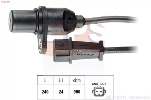 Sensor, krukaspuls EPS 1.953.279)