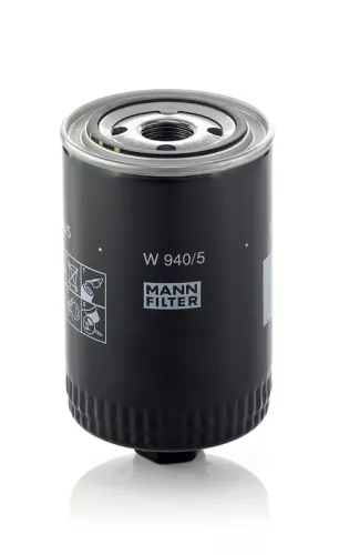 Filter, operating hydraulics MANN-FILTER W 940/5)