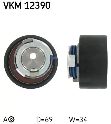 Tensioner Pulley, timing belt SKF VKM 12390)