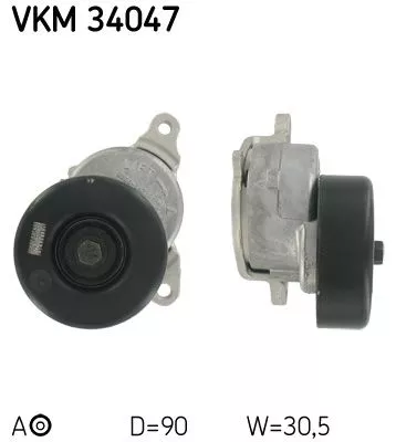 Riemspanner, V-geribbelde riem SKF VKM 34047)