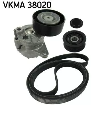 V-geribbelde riemset SKF VKMA 38020)