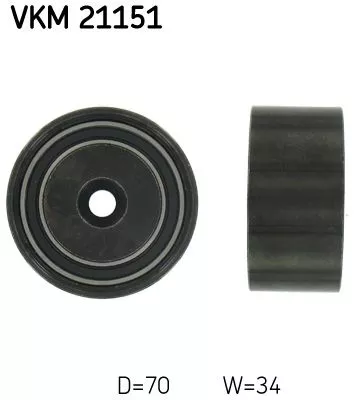 Ombuigingspoelie/geleidingspoelie, distributieriem SKF VKM 21151)